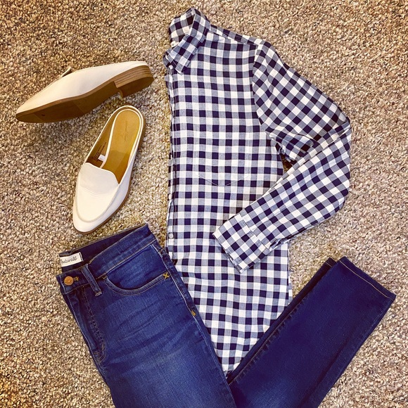 J. Crew, Gingham Button-Down Shirt in Boy Fit! - Picture 6 of 6